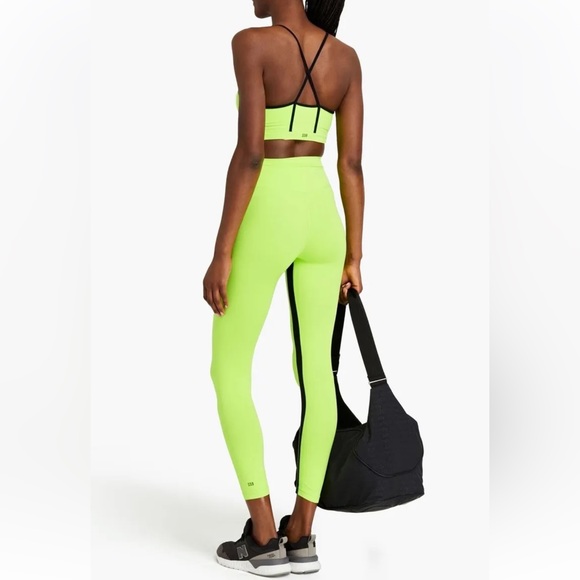 Splits59 Liya Airweight High Waist Legging, Neon Lime New - Picture 7 of 13
